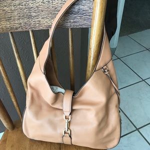 NWOT G.I.L.I. Saddle Cowhide Leather Hobo Bag
